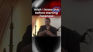 Thumbnail: I wish I knew this before starting Japanese #japanese #languagelearning