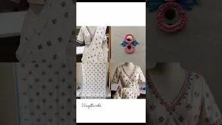 Thumbnail: #easy circle mirror work handembroidery design for blouse and saree #mirror work #shorts