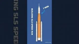 Thumbnail: Nasa SLS Build in 1 Mins  #shorts #viral