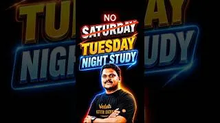 Thumbnail: 10th Saturday Night Study Cancelled ❌ Conducting Today! 🔥