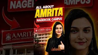 Thumbnail: All About Amrita Vishwa Vidyapeetham, Nagercoil🔥#amrita #jee #jee2026 #iitjee #aeee