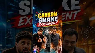 Thumbnail: Carbon Snake Experiment 🐍 #chemistryexperiment #scienceexperiments #scienceshorts