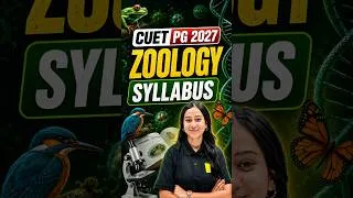 Thumbnail: 🚨 CUET PG Zoology 2027 Syllabus Explained | Don't Miss These Topics!