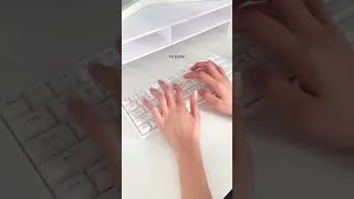 Thumbnail: how I typed my whole life vs now