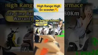 Thumbnail: High range high performance electric scooter #evscooter
