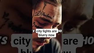 Thumbnail: Post Malone - Drunk on Regret(Lyrics Video)