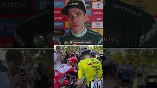 Thumbnail: "We'll miss Tadej in the race" 😥 #LaVuelta26 #cycling #shorts