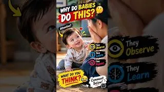Thumbnail: Why Do Babies Do This? 😳👶 The Reason Is Fascinating! #shorts #explore #trendingshorts