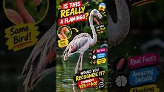 Thumbnail: Is This Really a Flamingo?! 😳🦩 #shorts #flamengo #animalfacts