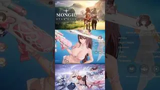 Thumbnail: Verna and Francis' swimsuits showcase #MongilStarDive #Mongil #Verna #Francis #Netmarble #Gacha #fyp
