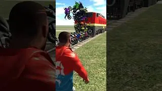 Thumbnail: Bikes vs Train - Indian Bikes Driving 3d #shorts