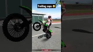 Thumbnail: Trolling Cops on Motocross Bike Xtreme motorbikes #shorts #bike