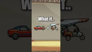 Thumbnail: MUSCLE CAR + GLIDER = 🤯 Hill Climb Racing 2 #shorts # #hillclimbracing2