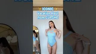 Thumbnail: Trying NEW Swimwear from @Cupsheofficial ✨ Use code 15veronika for 15% OFF orders $70+ #CupsheCrew