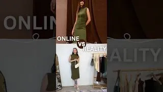 Thumbnail: Reality vs Online: VIRAL Mockneck DRESS from OGL Move