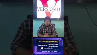 Thumbnail: Aditya Shares His Python Training Experience at Version IT Hyderabad #pythontraining