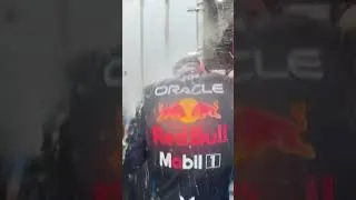 Thumbnail: Max Verstappen gets ambushed by his mechanics