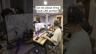 Thumbnail: LAN parties are an amazing time, so who's with me?? 🤓 🎮 #lanparty #gaming #nostalgia #pcgaming