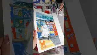 Thumbnail: gouache illustration course coming soon!