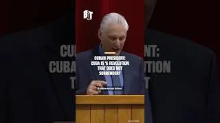 Thumbnail: Cuban president Miguel Díaz-Canel on the necessity of creating multi-polar world.