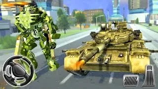 Thumbnail: US Army Tank Robot Transformation - Robot Tank Driving Games | Android Gameplay #shorts