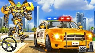 Thumbnail: Grand Flying Car Robot Transform - Police Robot Driving Games | Android Gameplay #shorts