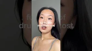 Thumbnail: full face of drugstore makeup (AND COSTS) #drugstoremakeup #drugstoremakeuptutorial
