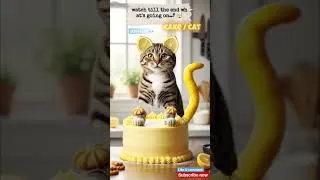Thumbnail: Real Cat or Hyper Realistic Cake? 😱🎂 #Illusion #shorts