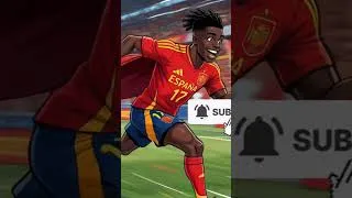 Thumbnail: La Furia Roja 2026 Campeones! 🇪🇸⚽ Yamal & Spain Cartoon Anthem 🔥 #shortsvideo
