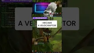 Thumbnail: I BECAME A VELOCIRAPTOR #shorts