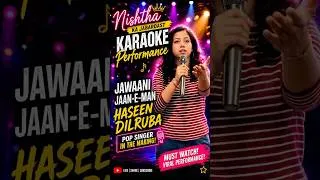 Thumbnail: Jawaani Jaan-E-Man ❤️ Nishtha’s LIVE Karaoke Performance 🎤 | Pop Singer Vibes 🔥 #shorts