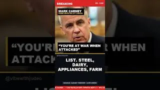 Thumbnail: Canada just said it's "AT WAR" with the US 🇨🇦🇺🇸 #news #politics #shorts