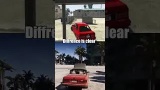 Thumbnail: gta 6 vs gta5 car drive comparision  #short