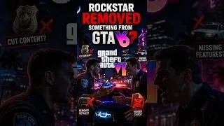 Thumbnail: ROCKSTAR Removed Something From GTA 6? #gta6 #gta6news #rockstargames #gtavi #gamingshorts