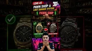 Thumbnail: GTA 6 New Pawn Shop & Loot System Leak! 💰 #shorts
