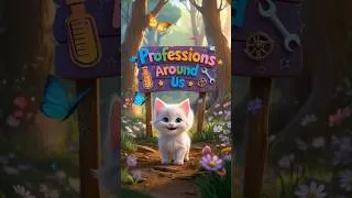 Thumbnail: Professions Around Us | Kids Learning Song  #kidslearning #shortsforkids #preschoollearning