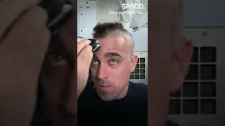 Thumbnail: Shaving Your Head in Space  🧑‍🚀🪒 Astronaut Tips #Space #Astronauts #Science #YTShorts #spacefacts