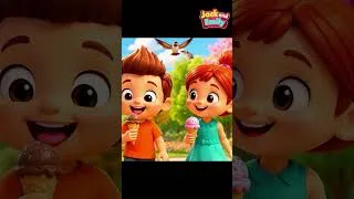 Thumbnail: My Ice Cream Fell Song 2 | Jack & Emily Hindi Rhymes #animation #hindirhymes #cartoon