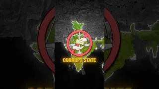 Thumbnail: Most Corrupt States in India #mapanimation
