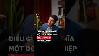 Thumbnail: Điều gì định nghĩa một doanh nghiệp ứng dụng AI thành công?