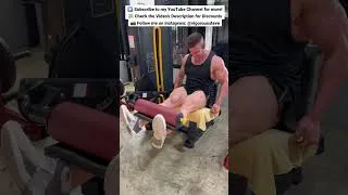 Thumbnail: Full-Stack Leg Extensions Using A Foam Pad For An Extra Inch Worth Of Range Of Motion #shorts