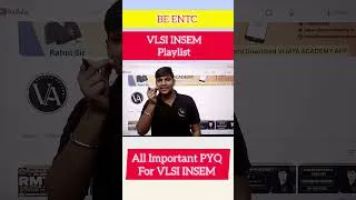 Thumbnail: BE ENTC Vlsi INSEM PYQ Complete Playlist #vijayaacademy #entc #vlsi #sppu