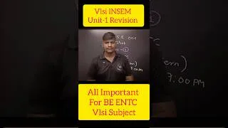 Thumbnail: VLSI Unit-1 Revision Session Scheduled Today #entc #sppu #revision #vlsi