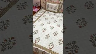 Thumbnail: 100 % cotton bedsheet #meeshohaul #bedsheets #homedecor