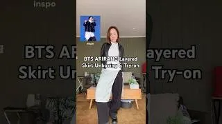 Thumbnail: I styled the SUGA Layered Skirt like his Netflix outfit 🖤 (BTS ARIRANG Merch)
