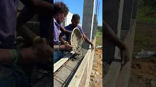 Thumbnail: Sill Concrete Wall ! #shorts #construction
