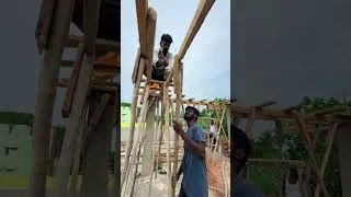 Thumbnail: Roof Beam Construction #shorts #construction #house