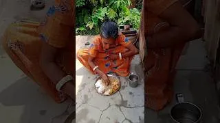 Thumbnail: A Rainy Day - Heavy Rain & Cooking Egg 🥚 Recipe In Village Style #shorts #villagecooking