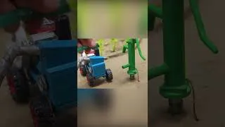 Thumbnail: Mini diesel engine water pump supply farming project#shorts