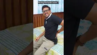 Thumbnail: Having Back Pain issues..? 🤔 Try this... #shorts #ytshorts #tipsandtricks